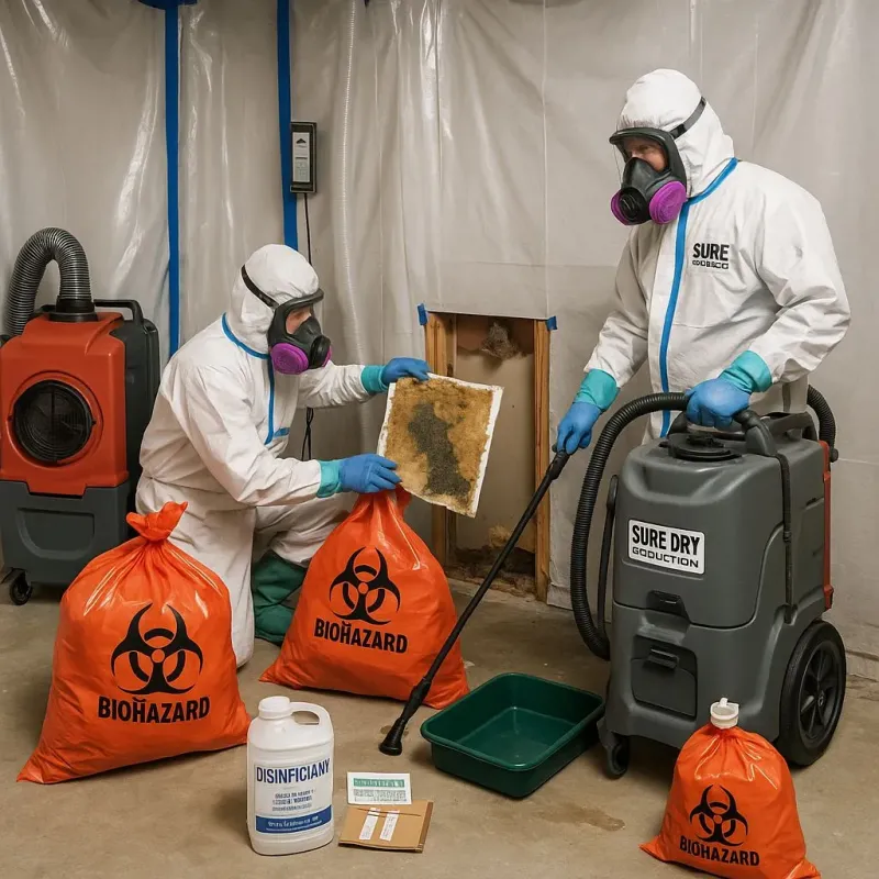 Contaminated Water Handling Protocols process in China Grove, NC