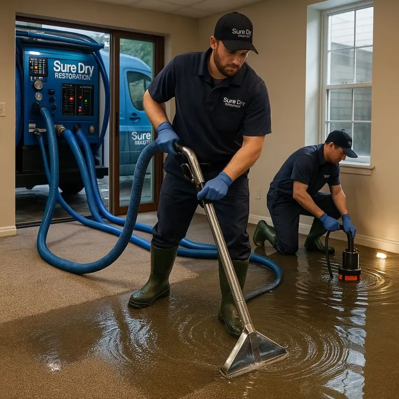 Water Extraction and Removal process in China Grove, NC